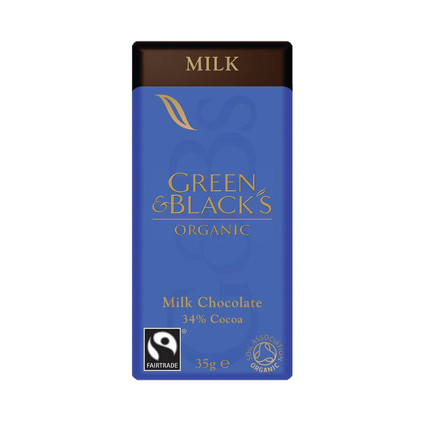 Green And Blacks G Milk Chocolate Bars Pack Of