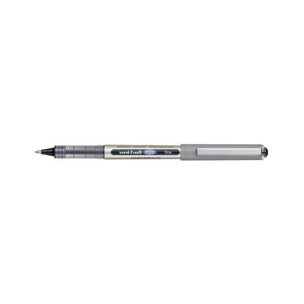 Uni-Ball Liquid Ink Rollerball Pen UB-157E Black (Pack of 12) 315150000