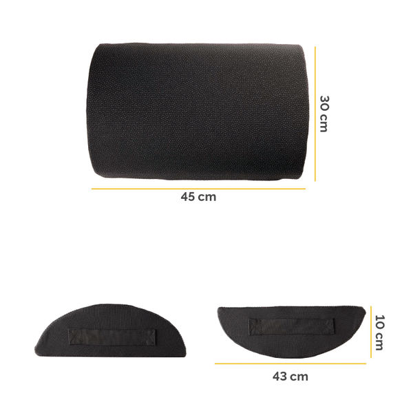 Fellowes Breyta Foot Rest Cushion Black 100119851