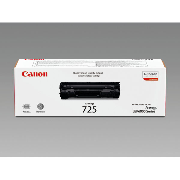 Canon 725 Toner Cartridge Black 3484B002