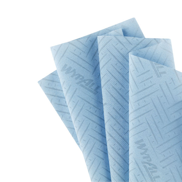 WypAll L10 Food and Hygiene Centrefeed Paper Rolls 1 Ply Blue (Pack of 6) 6223