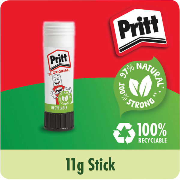 Pritt Stick 11g Blister, Pack of 12 | 1456073