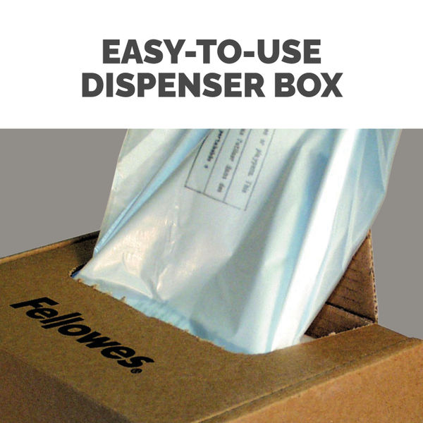 Fellowes Shredder Waste Bags 53-75L Approx (Pack of 50) 36054