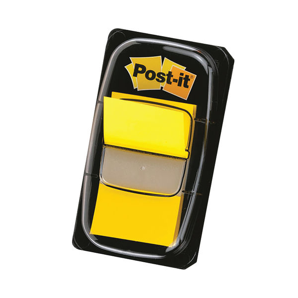 3M Post-It Index Tabs 25mm Standard Yellow | CISCO3620