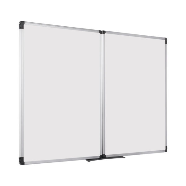 Bi-Office Maya Trio Magnetic Lacquered Steel Surface Aluminium Frame 90x60cm TR01020509170