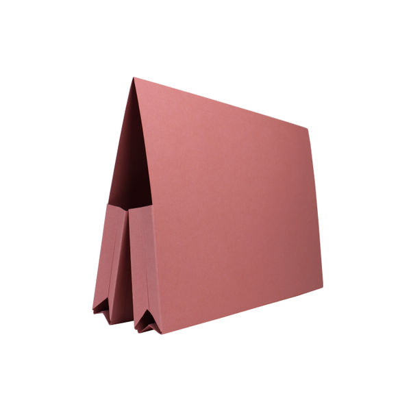 Exacompta Guildhall Legal Double Pocket Wallet Foolscap Pink (Pack of 25) 214-PNK