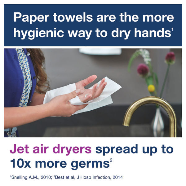 Tork Matic Hand Towel H1 White 150m (6 Pack) 290067