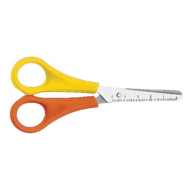 Westcott Left Handed Scissors 130mm Yellow/Orange (Pack of 12) E-21593 00