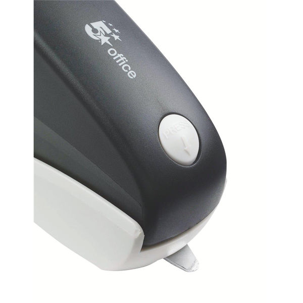 5 Star Full Strip Stapler with Power-Save Feature Takes 23/6 23/8 23/10 Staples Black 937238