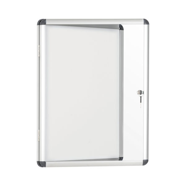 Bi-Office Enclore Magnetic Display Case Acrylic Door Aluminium Frame 4xA4 VT610109150