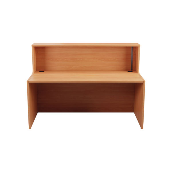 Jemini Reception Unit 1600x800x740mm Beech KF816302