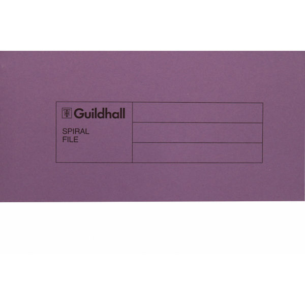 Exacompta Guildhall Transfer File 285gsm Foolscap Mauve (Pack of 25) 346-MVEZ