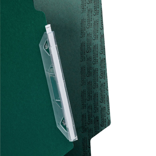 Rexel Crystalfile Classic 50mm Lateral File Green (Pack of 25) 70672