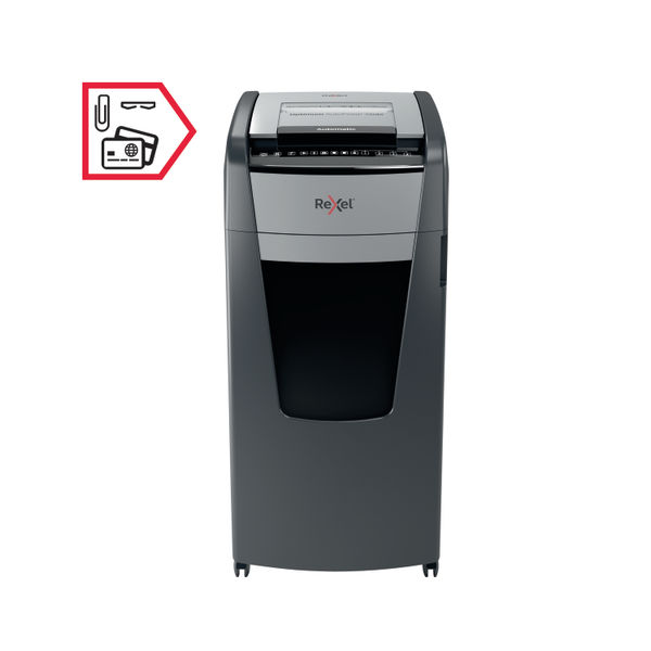 Rexel Optimum AutoFeed+ 750M Micro-Cut P-5 Shredder Black 2020750M