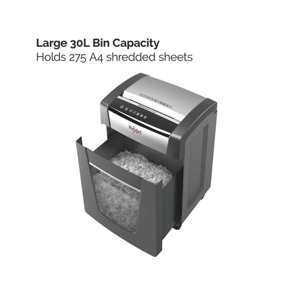 Rexel Momentum X420 Cross-Cut P-4 Shredder Black 2104578