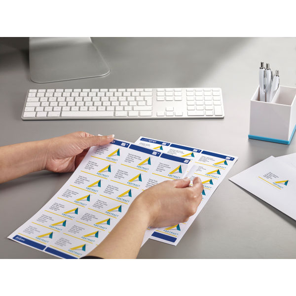 Avery Ultragrip Laser Address Labels QuickPEEL 63.5x38.1mm 21 Per Sheet Wht (Pack of 2100) L7160-100