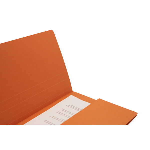 Exacompta Guildhall Probate Document Wallet 315gsm Orange (Pack of 25) PRW2-ORG