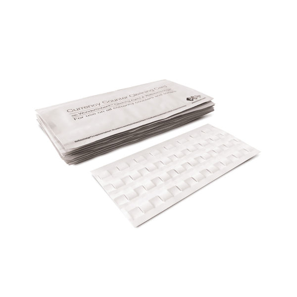 Safescan Banknote Counter Cleaning Cards White (Pack of 15) 152-0663