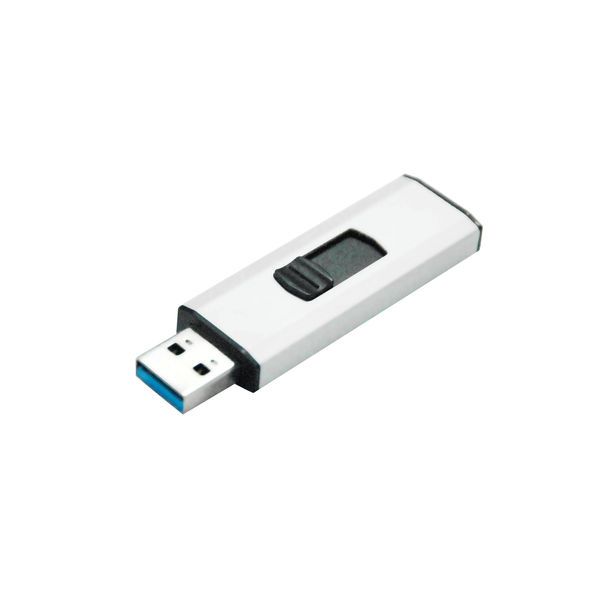 Q-Connect USB 3.0 Slider 8GB Flash Drive Silver/Black KF16368