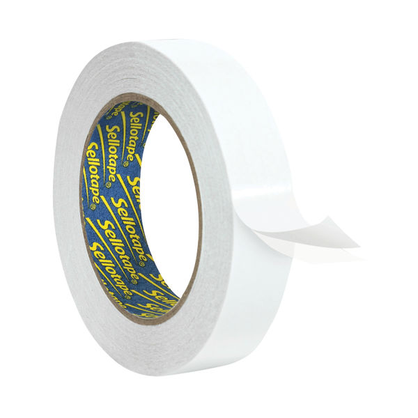 Sellotape 1205 Double Sided Tape 9mm x 33m, Adhesives, Tapes & Dispensers, Double Sided Tapes, Office Supplies, Packaging Supplies, Sellotape —  Discount Office