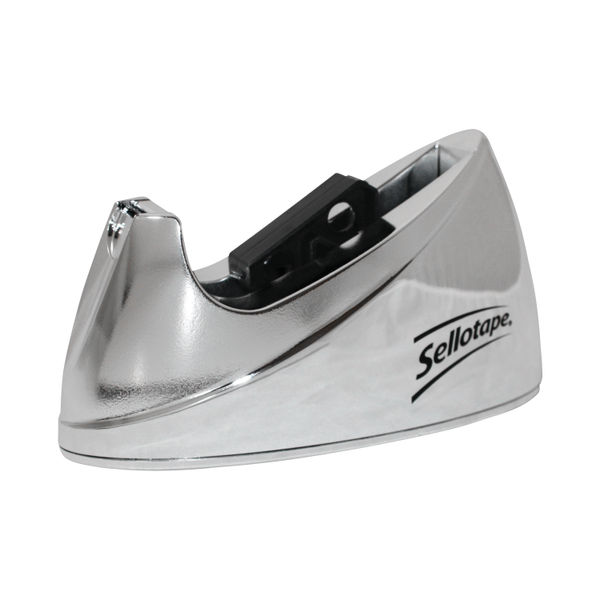 Sellotape Chrome Large Tape Dispenser - 575450