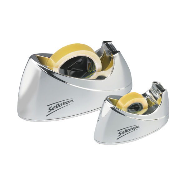 Sellotape Chrome Large Tape Dispenser - 575450