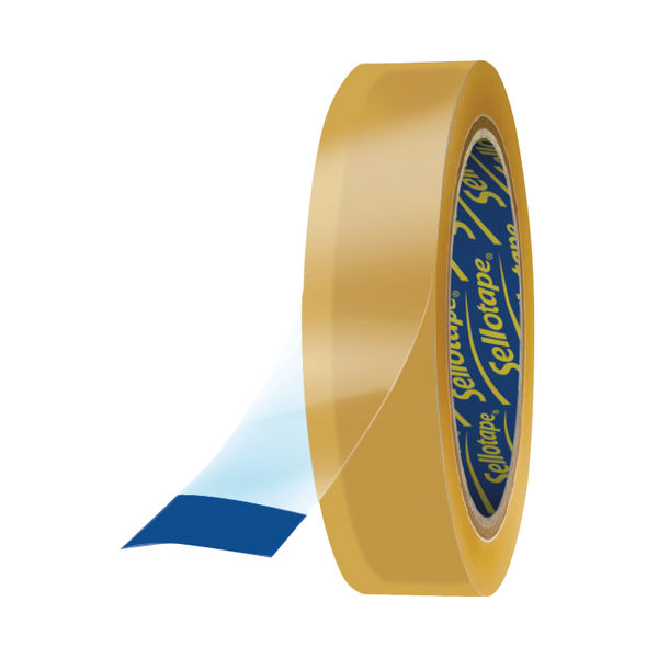 Sellotape Original Clear Tape 18mm x33 Metres Sleeve 0836 (Pack of 8) SE0836