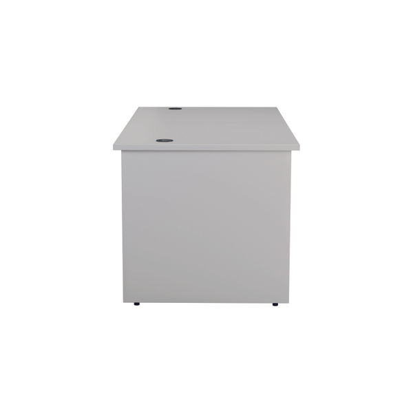 Jemini Rectangular Panel End Desk 1200x800x730mm White KF804376