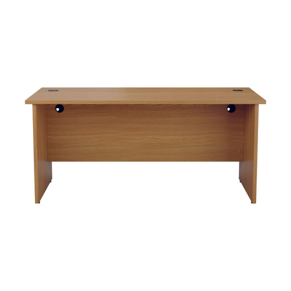 Jemini Rectangular Panel End Desk 1400x800x730mm Nova Oak KF804420