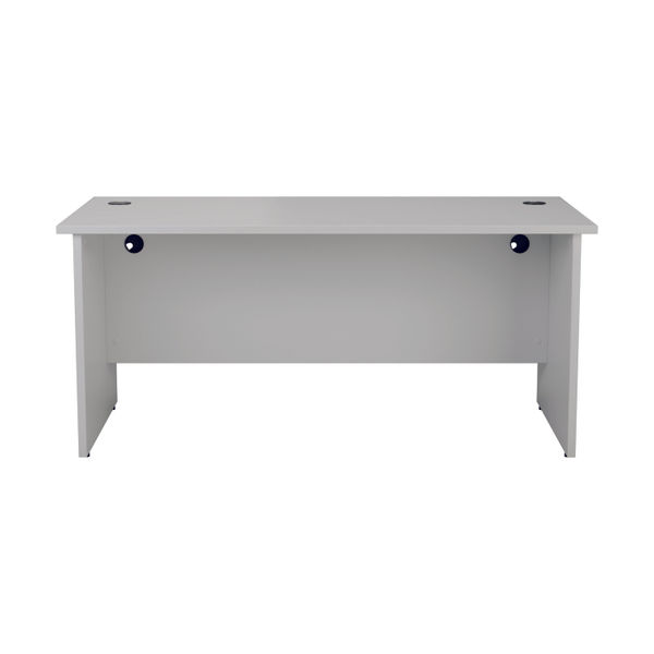 Jemini Rectangular Panel End Desk 1400x800x730mm White KF804437