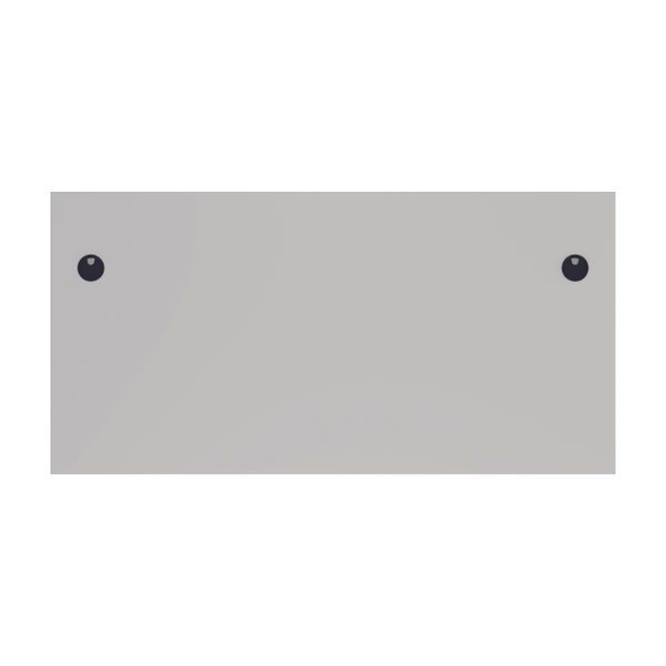 Jemini 1400x800mm White Rectangular Panel End Desk