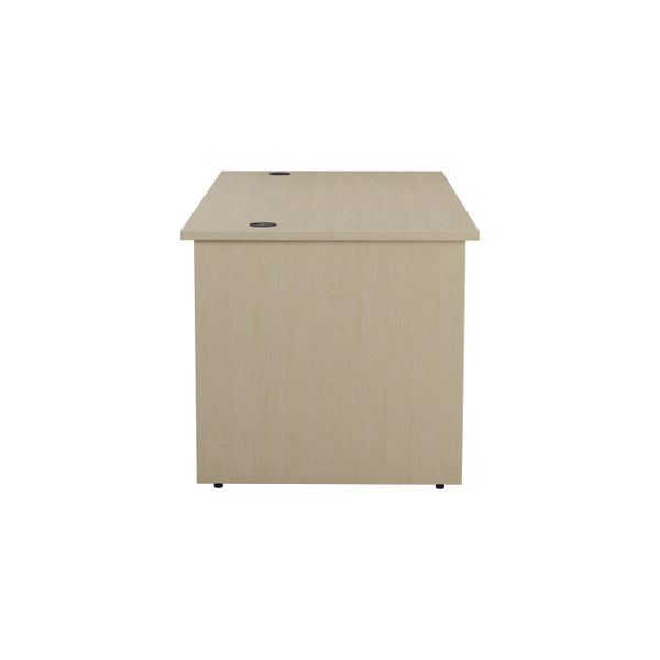 Jemini Rectangular Panel End Desk 1400x800x730mm Maple KF804444
