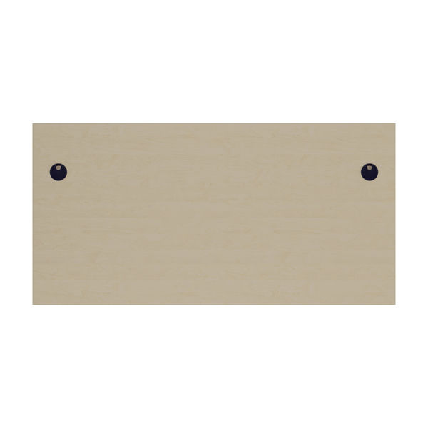 Jemini Rectangular Panel End Desk 1400x800x730mm Maple KF804444