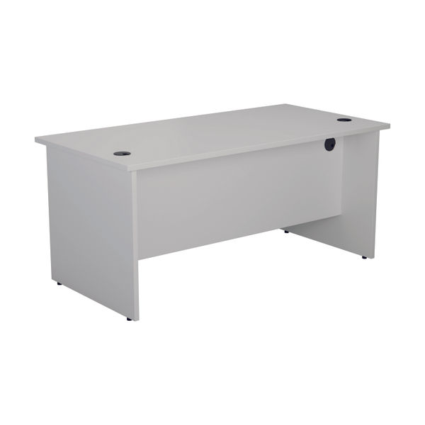 Jemini Rectangular Panel End Desk 1600x800x730mm White KF804499