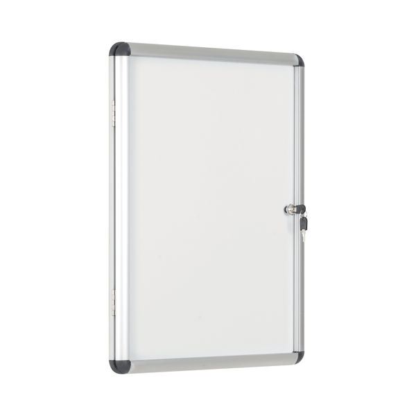 Bi-Office Enclore Magnetic Display Case Acrylic Door Aluminium Frame 4xA4 VT610109150