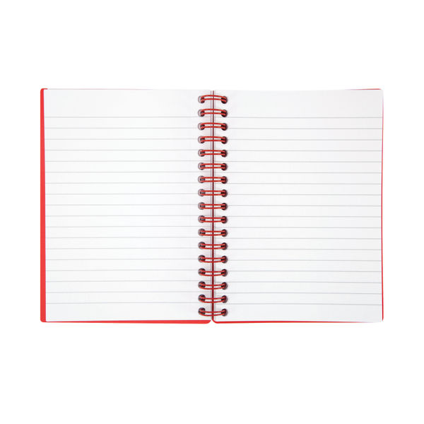 Black n' Red Wirebound Polypropylene Ruled Notebook 140 Pages A6 (Pack of 5) 100080476