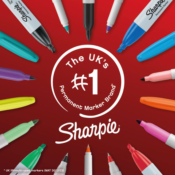 Sharpie Permanent Markers Fine Colouring Pens Assorted (Pack of 18) 2223752