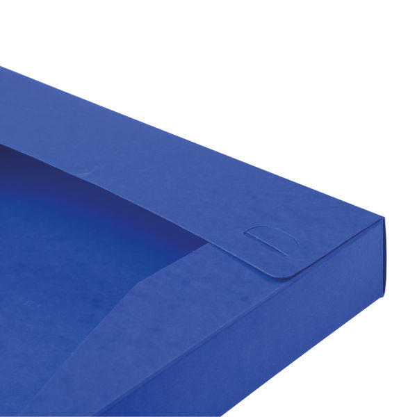 Exacompta Box File Pressboard 40mm 600g A4 Blue Pack of 10 14005H