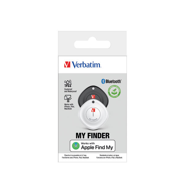 Verbatim MyFinder Bluetooth Item Finder Black/White (Pack of 2) 32131