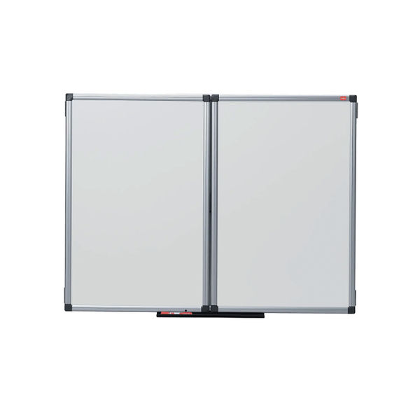 Nobo Steel Folding Whiteboard White 1200x25x900mm