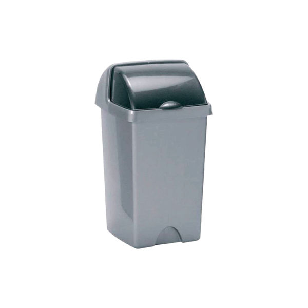 Addis 25 Litre Rolltop Bin Lid Metallic 9753MET