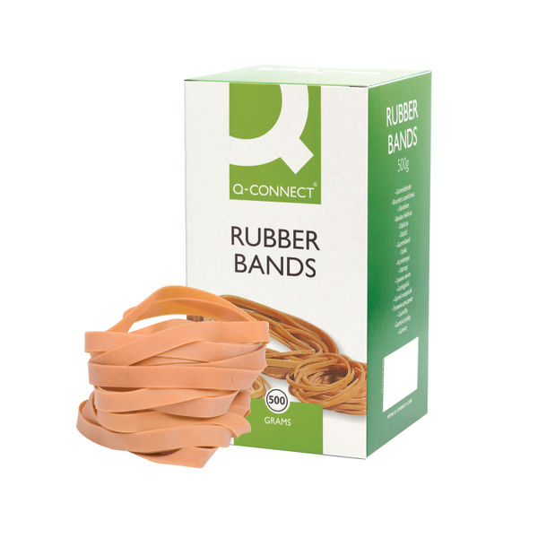 Q-Connect Size 89 Rubber Bands, 500g Box - KF10573