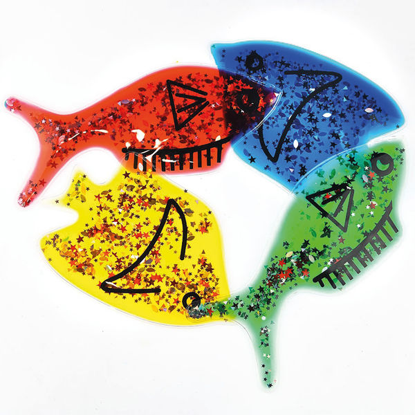 Fidget Toy Jelly Fish Design Assorted 200mm (Pack of 4) FGJF4