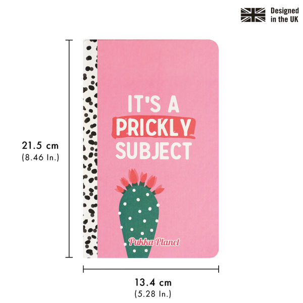 Pukka Planet Soft Cover Notebook It's a Prickly Subject 9764-SPP