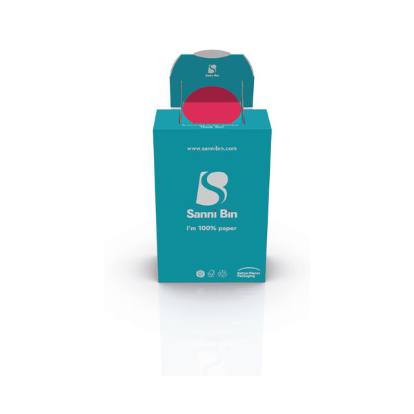 Sannibin Feminine Hygiene Flat Pack Disposal Bin (Pack of 10) SNB001