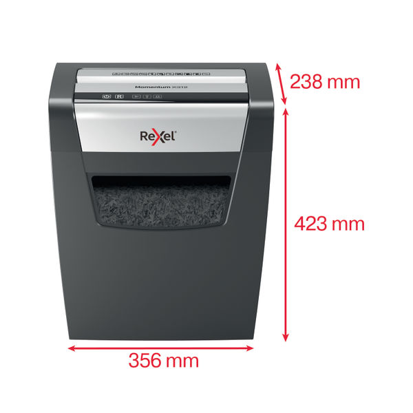Rexel Momentum X312 Cross-Cut P-3 Shredder 2104572