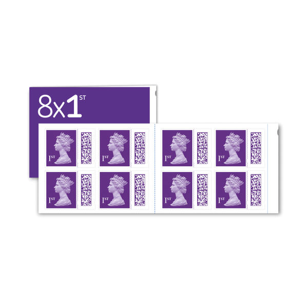 Royal Mail First Class Stamp Book (Pack of 8)