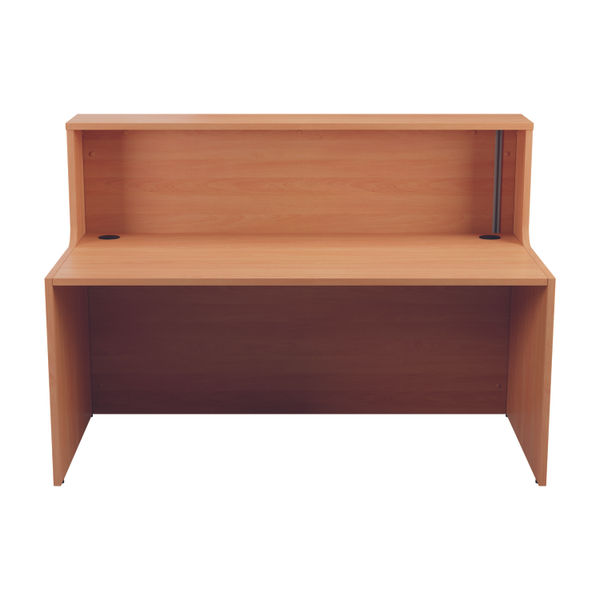 Jemini Reception Unit 1400x800x740mm Beech KF816265