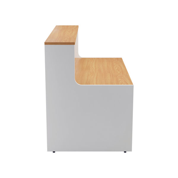 Jemini Reception Unit 1400x800x740mm Nova Oak/White KF816357