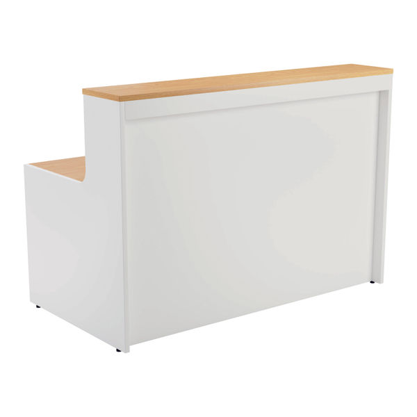 Jemini Reception Unit 1400x800x740mm Nova Oak/White KF816357